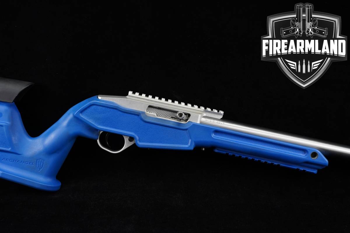 KIDD Classic 22LR 20 Stainless Bull Barrel & Blue Ruger-10/22-Style +7 MAGS