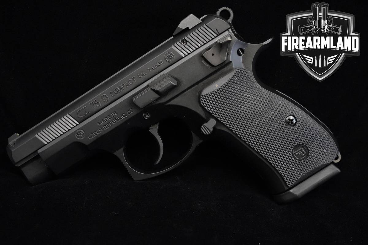 CZ 75 D Compact 9mm CZ-75 +2 MAGS & ORIG CASE