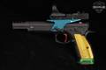 CZ CZ 75 TS Czechmate Parrot 9mm Luger Black in Like-New Condition Image 3