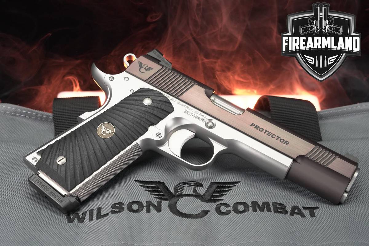 Wilson Combat WC Protector 45 ACP 1911 5" Two-Tone +ORIG CASE & PAPERWORK