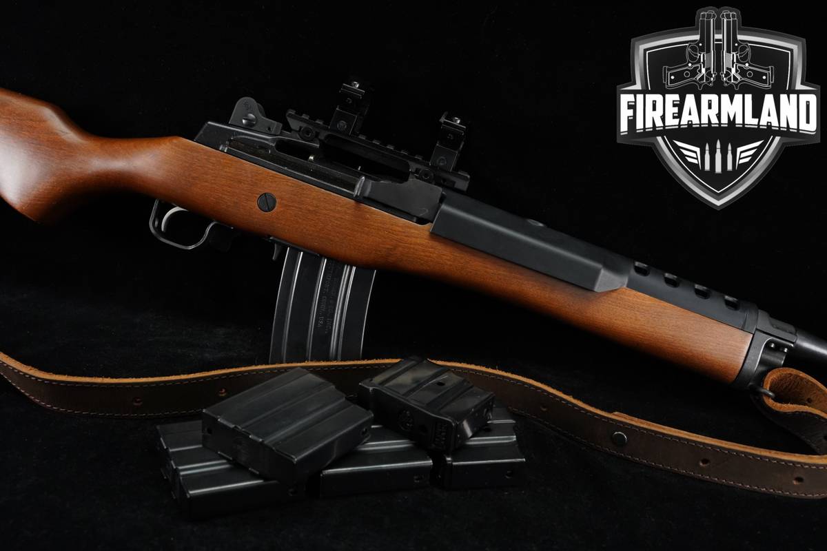 Ruger Mini-14 Ranch 583-Series 5.56 NATO Mini14 Hardwood Stock +6 MAGS