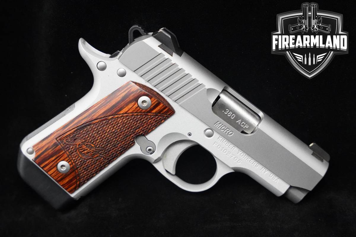 Kimber Micro 380 Stainless Rosewood 380 ACP 1911 Kimber-Micro +ORIG BOX