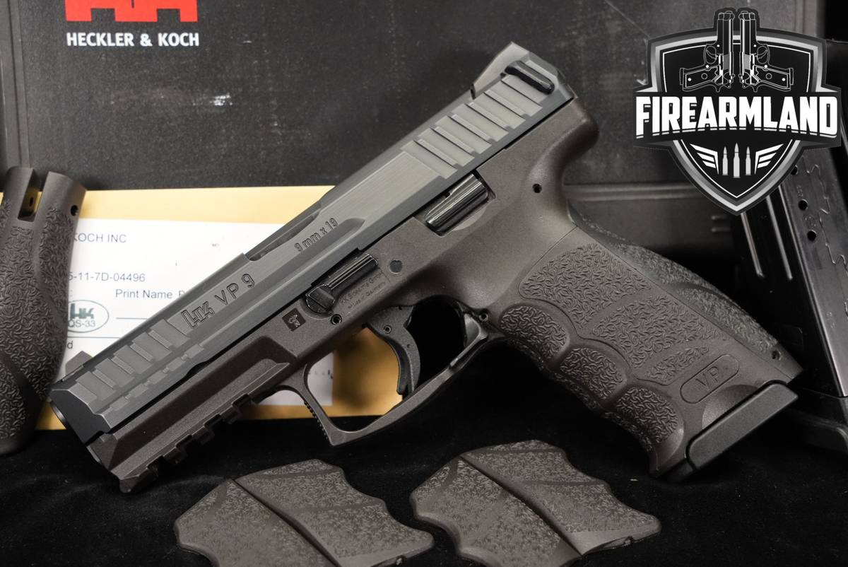 Heckler & Koch VP9 9mm 4.09 H&K VP 9 +3 MAGS & ORIG CASE