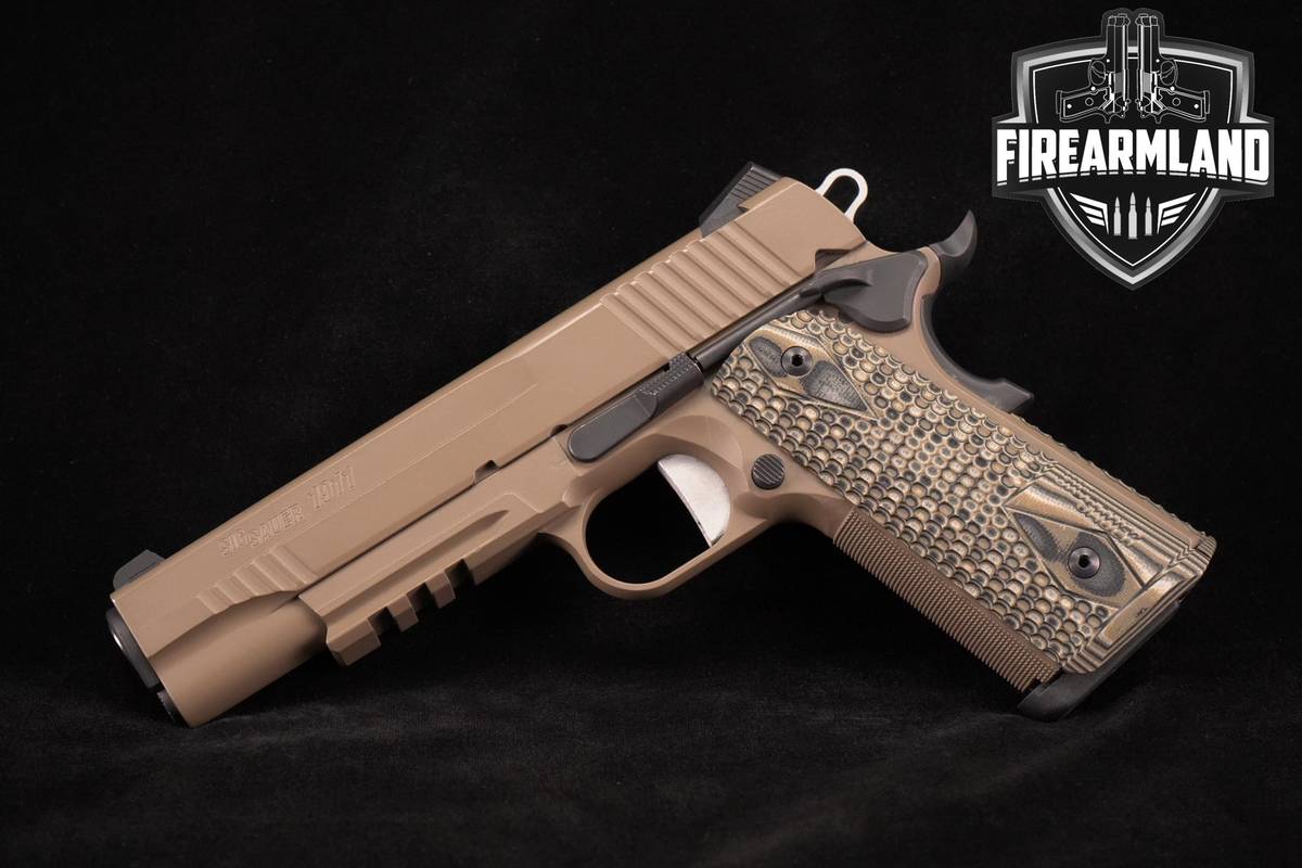 Sig Sauer 1911 Scorpion 45 ACP 5.0" Flat Dark Earth (FDE)