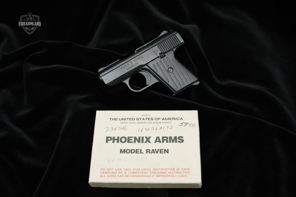 Phoenix Arms Raven 25acp Pistol 2.5" Barrel 6rd Capacity Burner GAT Pocket 