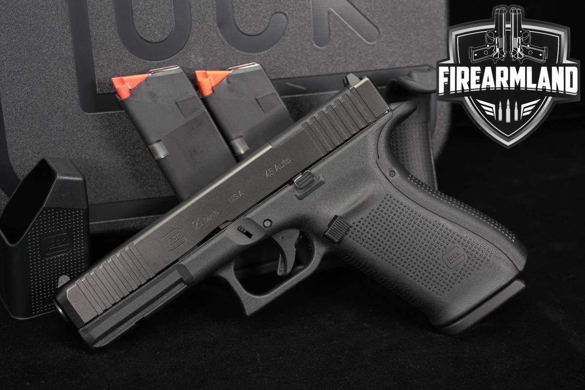 Glock 21 Gen5 MOS G21 Gen 5 45 ACP 4.61" +3 MAGS & ORIG CASE