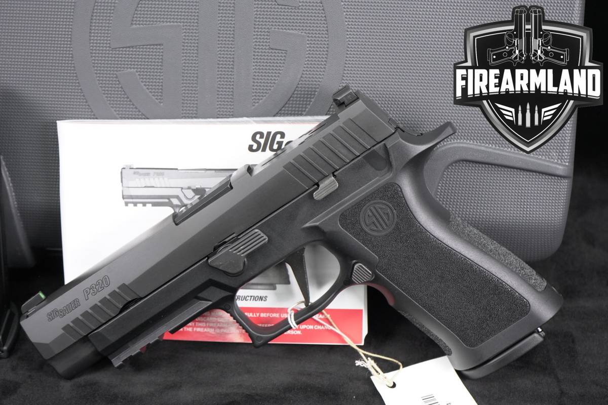 Sig Sauer P320 PRO X-Series Optics-Ready 9mm 4.7 P 320 +3 MAGS, ORIG CASE