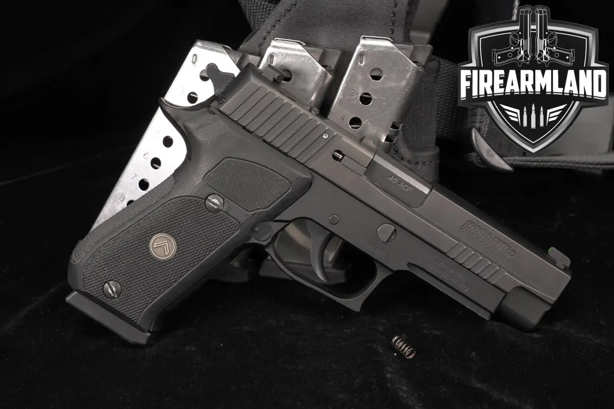 Sig Sauer P220 Elite 45 ACP P 220 GRAYGUNS ELS TRIGGER +4 MAGS & HOLSTER