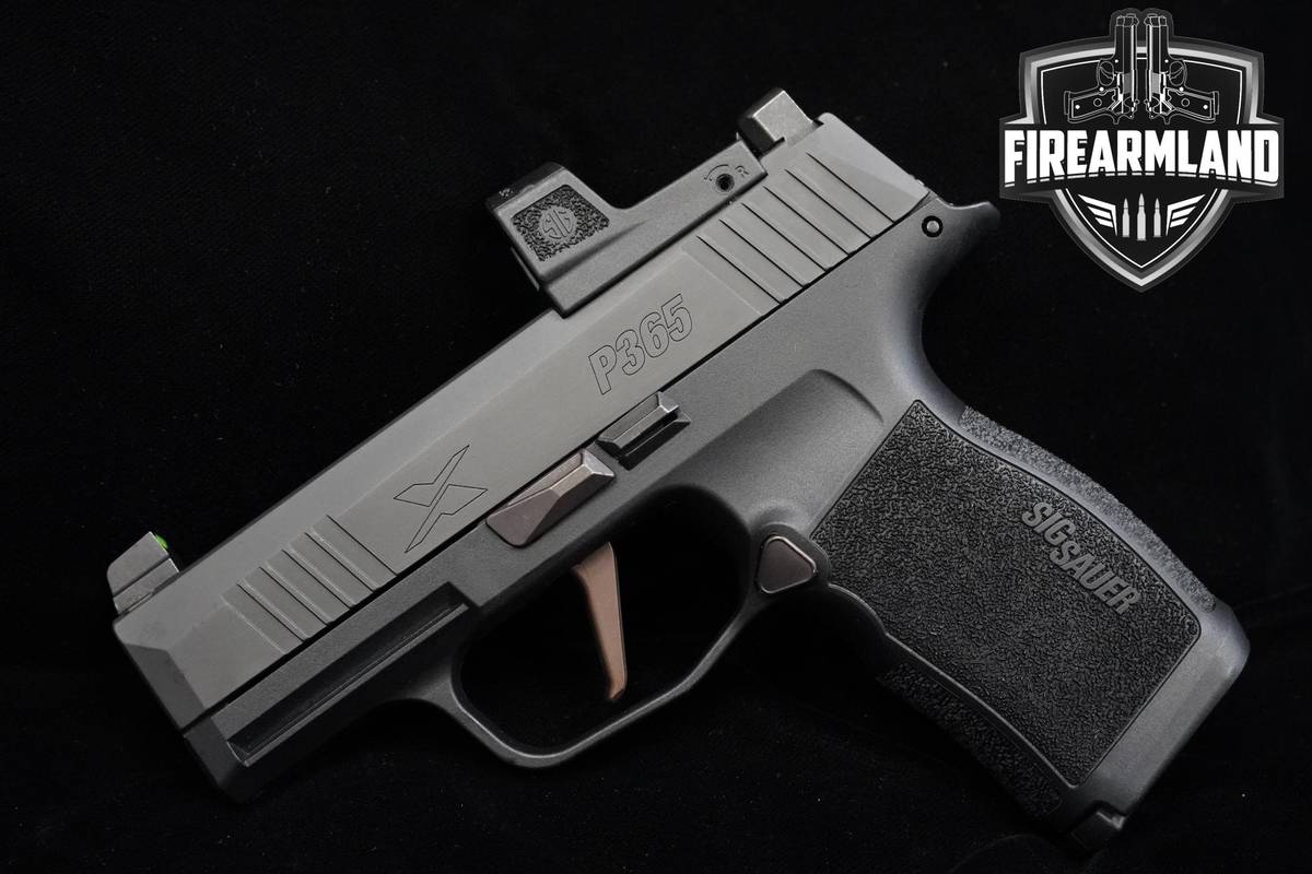 Sig Sauer P365 X RXZE 9mm Nitron Sig-Sauer P-365 P365X +3 MAGS & ORIG CASE