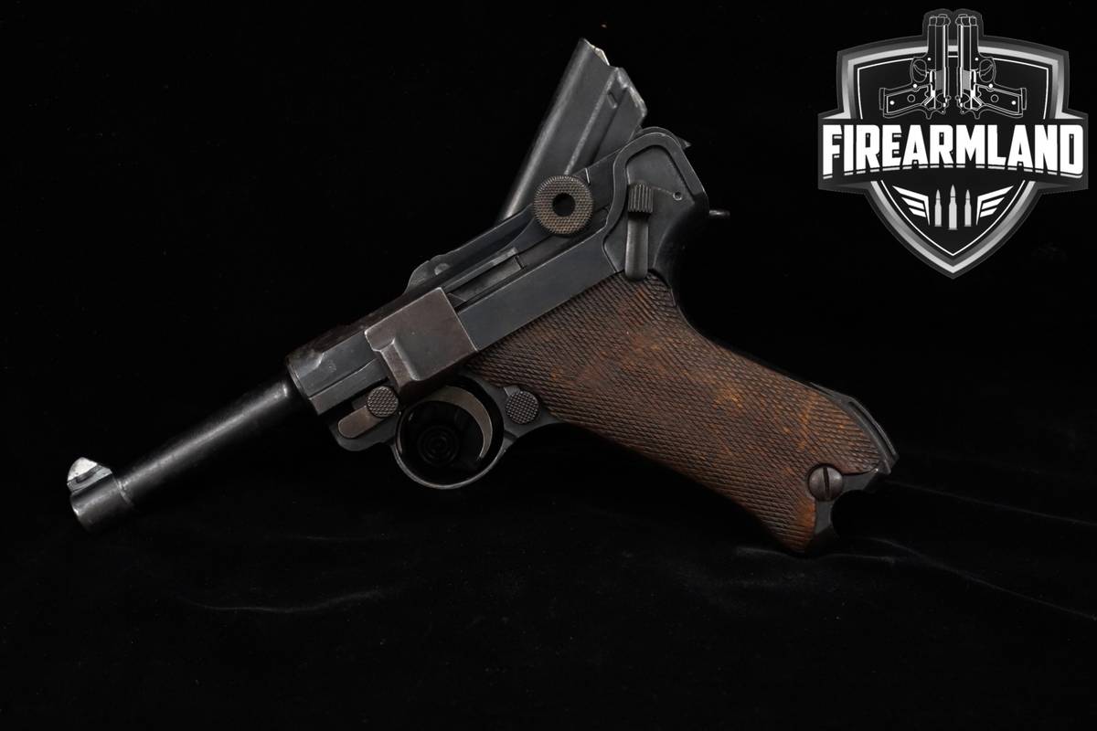 1921-1928 DWM Luger P.08 Alphabet Commercial 9mm P08 4" Rust Blue +2 MAGS