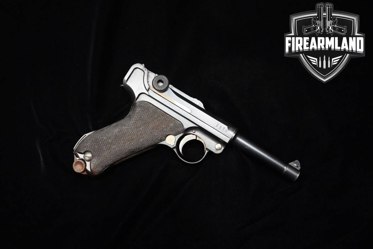 1917 Deutsche Werke Erfurt DWE P08 Luger 9mm P08 P.08 P-08 WW1 Police Issue