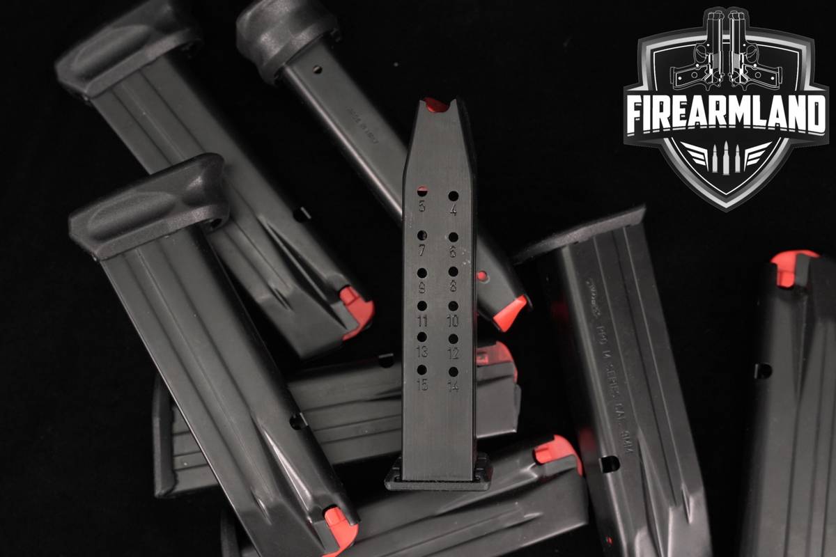 Walther EIGHT (8) PPQ M-Series 15 Round Magazines 9mm Luger Mags