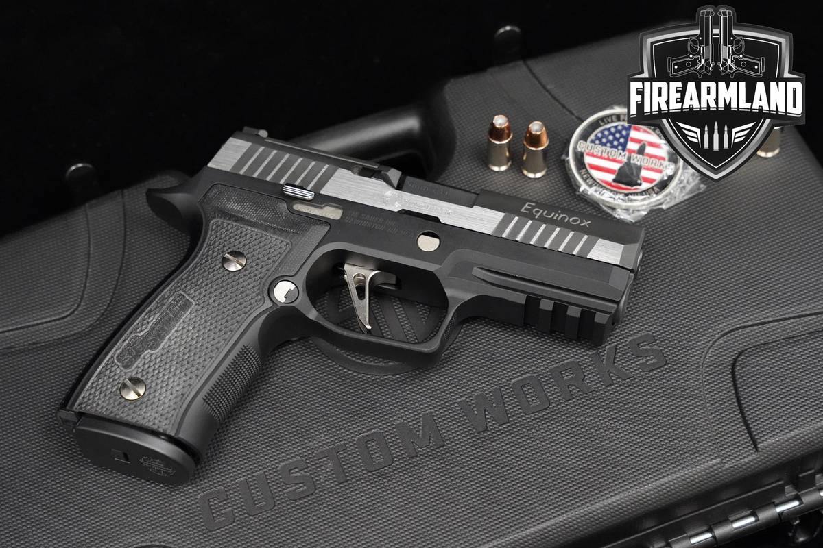 LIKE-NEW Sig Sauer P320 AXG Equinox 9mm CUSTOM WORKS Sig-Sauer P320-AXG