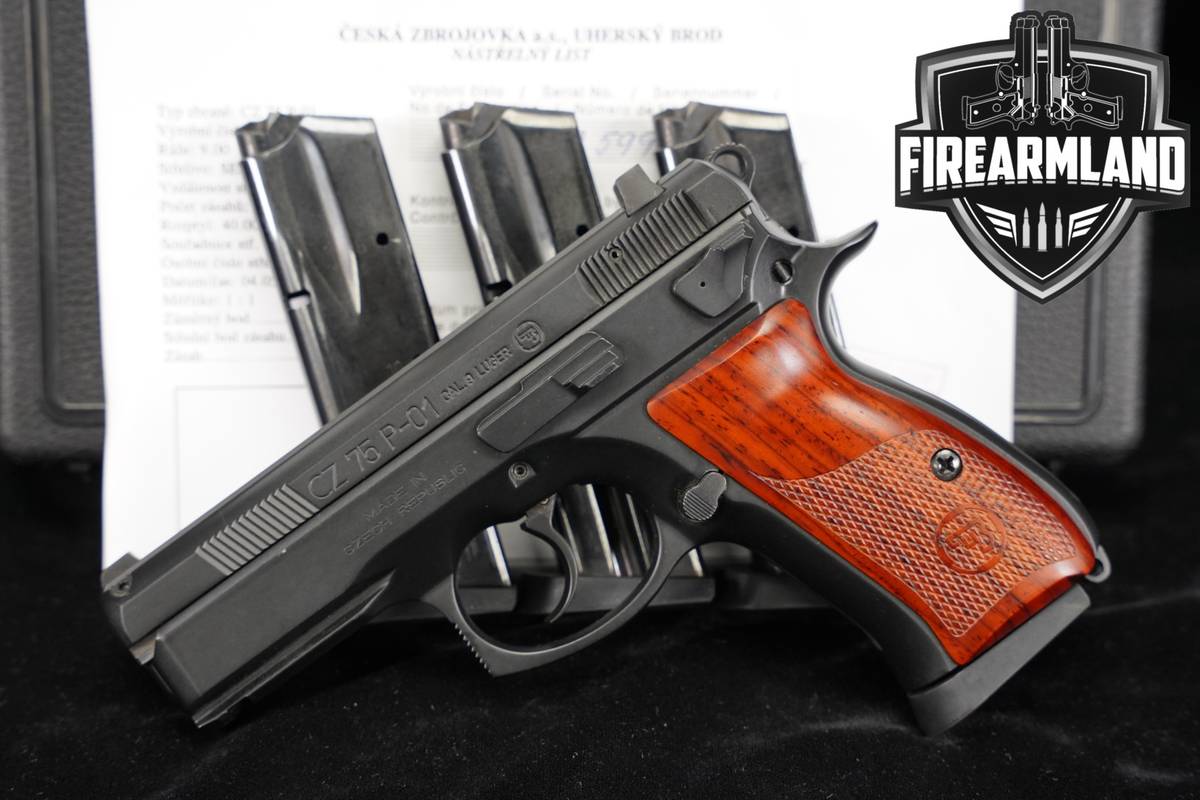 CZ 75 P-01 9mm 3.75 CZ75 P01 +4 MAGS & ORIG BOX