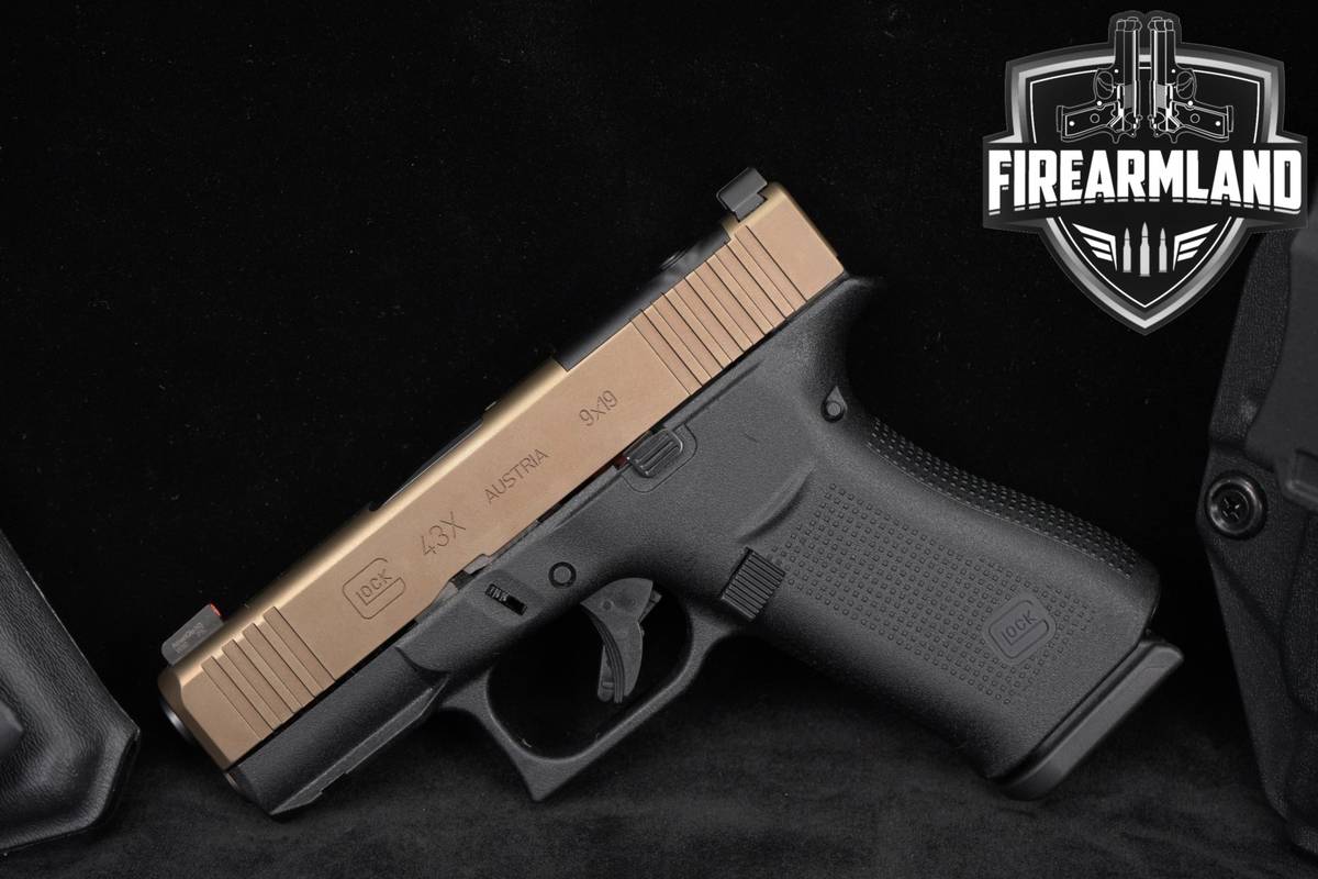 Glock 43X MOS 9mm G43X +HOLSTER