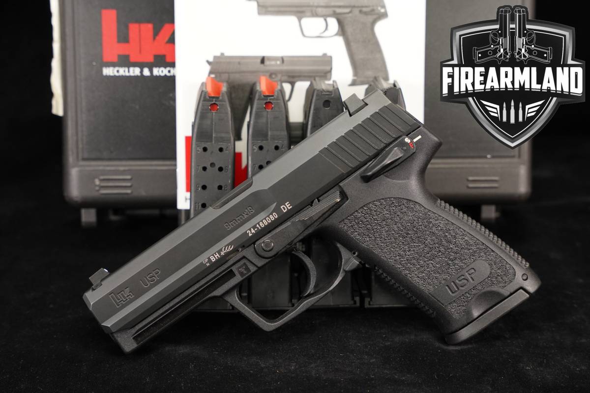 Heckler & Koch USP 9 Variant 1 9mm H&K USP9 +5 MAGS & ORIG CASE