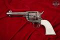 2020 Cimarron Firearms Model P Texas Ranger .45 Colt Bright Nickel in Very Good Condition Image 3