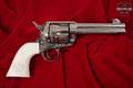 2020 Cimarron Firearms Model P Texas Ranger .45 Colt Bright Nickel in Very Good Condition Image 4