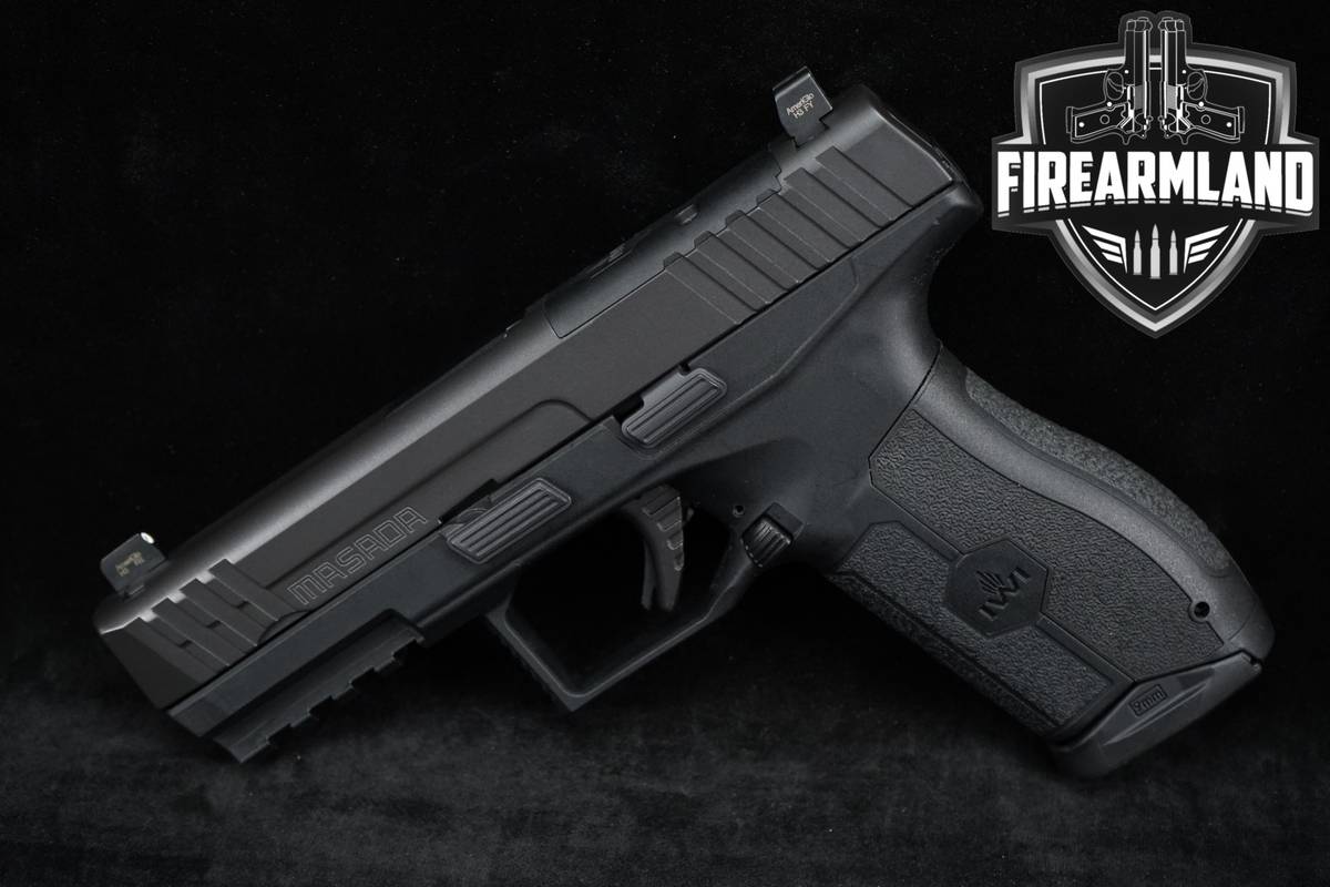 OPTIC READY IWI Masada ORP 9mm 4.1 +3 MAGS & ORIG BOX