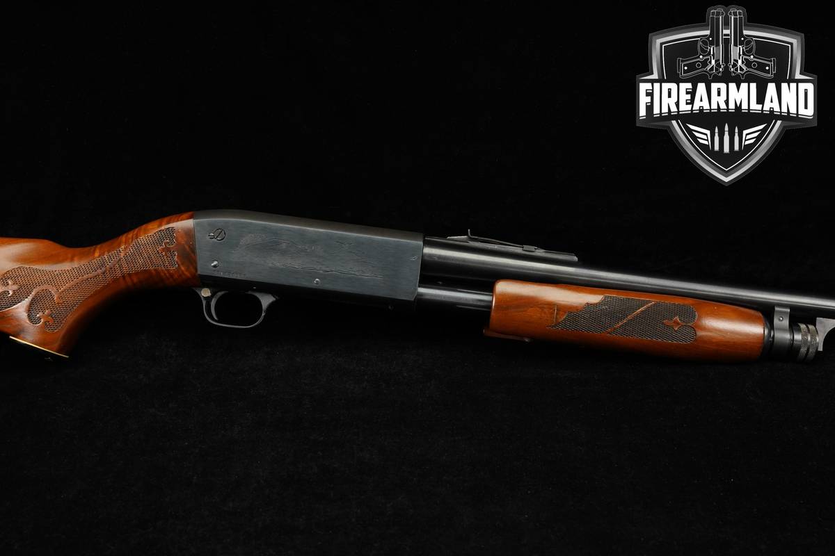 1974 Ithaca Model 37 Featherlight Deerslayer 12-Gauge 20" Blued & Walnut