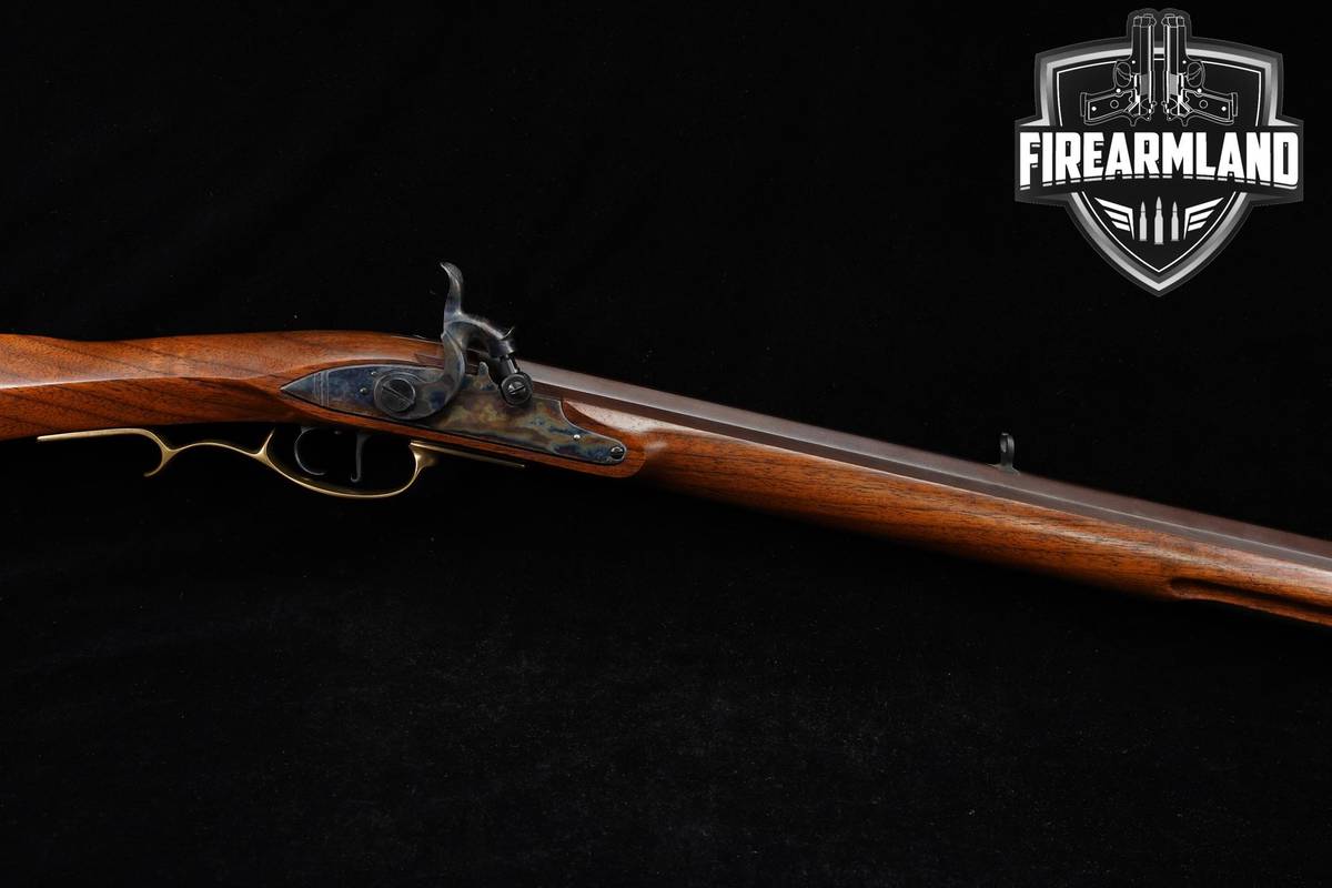 Pedersoli Traditional Hawken 54 BPM 28" Browned & Wood Double-Set Triggers