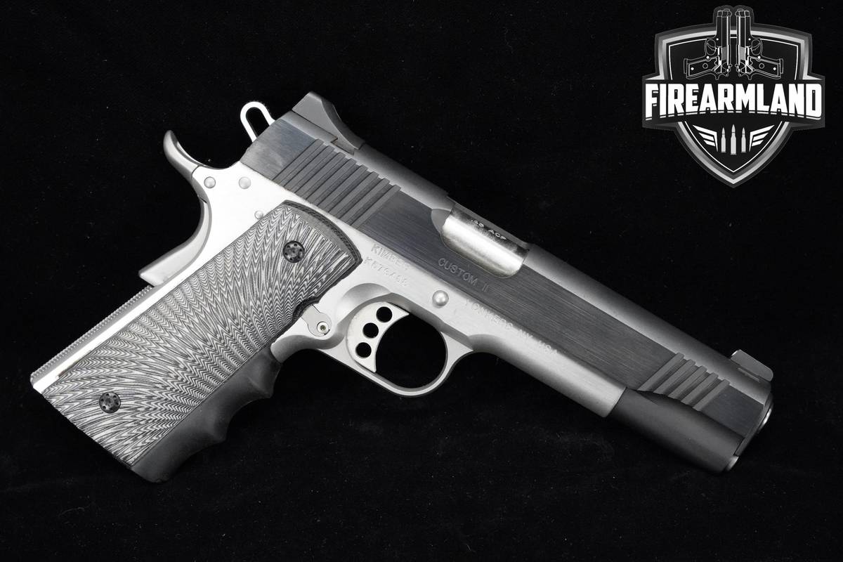 Kimber 1911 Custom II 45 ACP 5" Two-Tone +4 MAGS & ORIG BOX