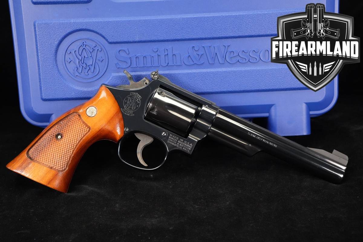 Smith & Wesson Model 19-4 S&W 357 Magnum 6" High-Polish Blued DA/SA