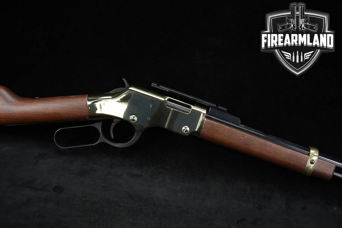 OPTIC READY Henry Golden Boy 17 HMR 17HMR 20" Polished Brass & Walnut