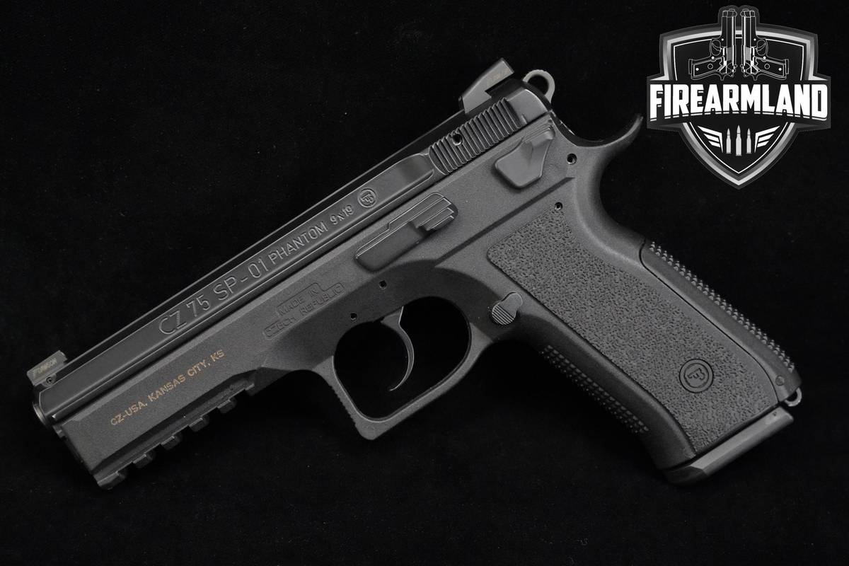 CZ 75 SP-01 Phantom 9mm CZ-75-SP-01-Phantom +2 MAGS & ORIG CASE
