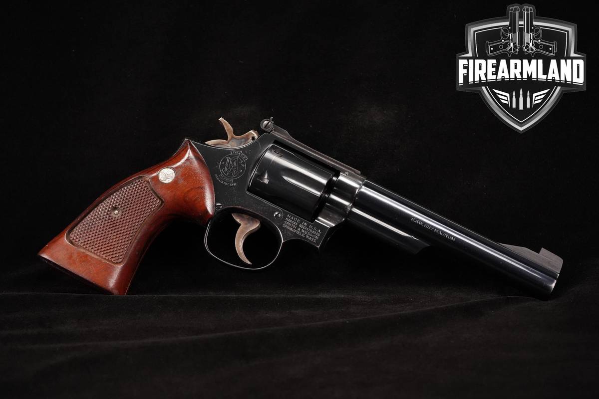 1981 Smith & Wesson S&W Model 19-4 Combat Magnum 357Magnum 6.0" Blued DA/SA