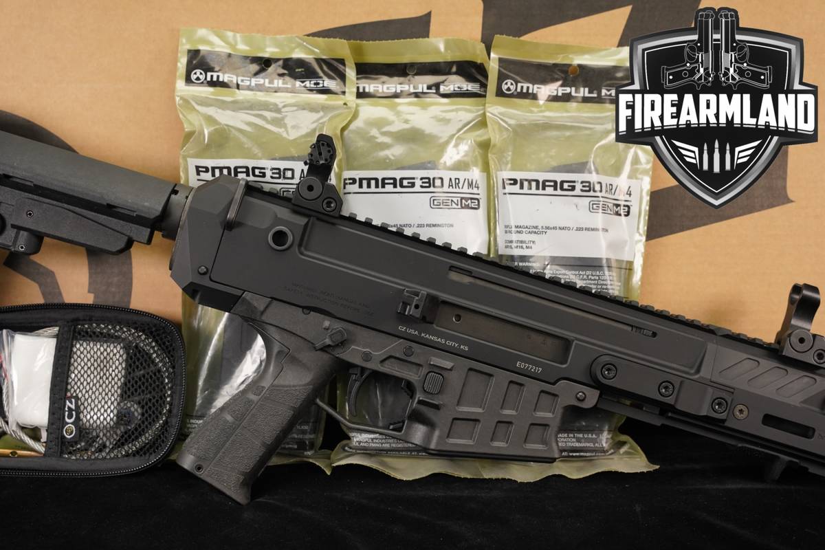 CZ Bren 2 Ms Pistol 5.56 NATO 8 M-LOK THREADED +3 MAGS & ORIG BOX