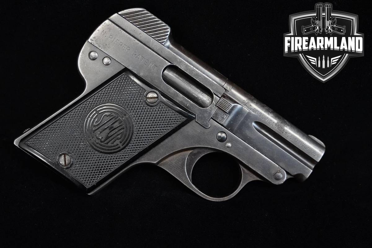 ANTIQUE 1921 Steyr-Pieper Model 1909 .25 ACP 2" Blued Steyr-Pieper M-1909