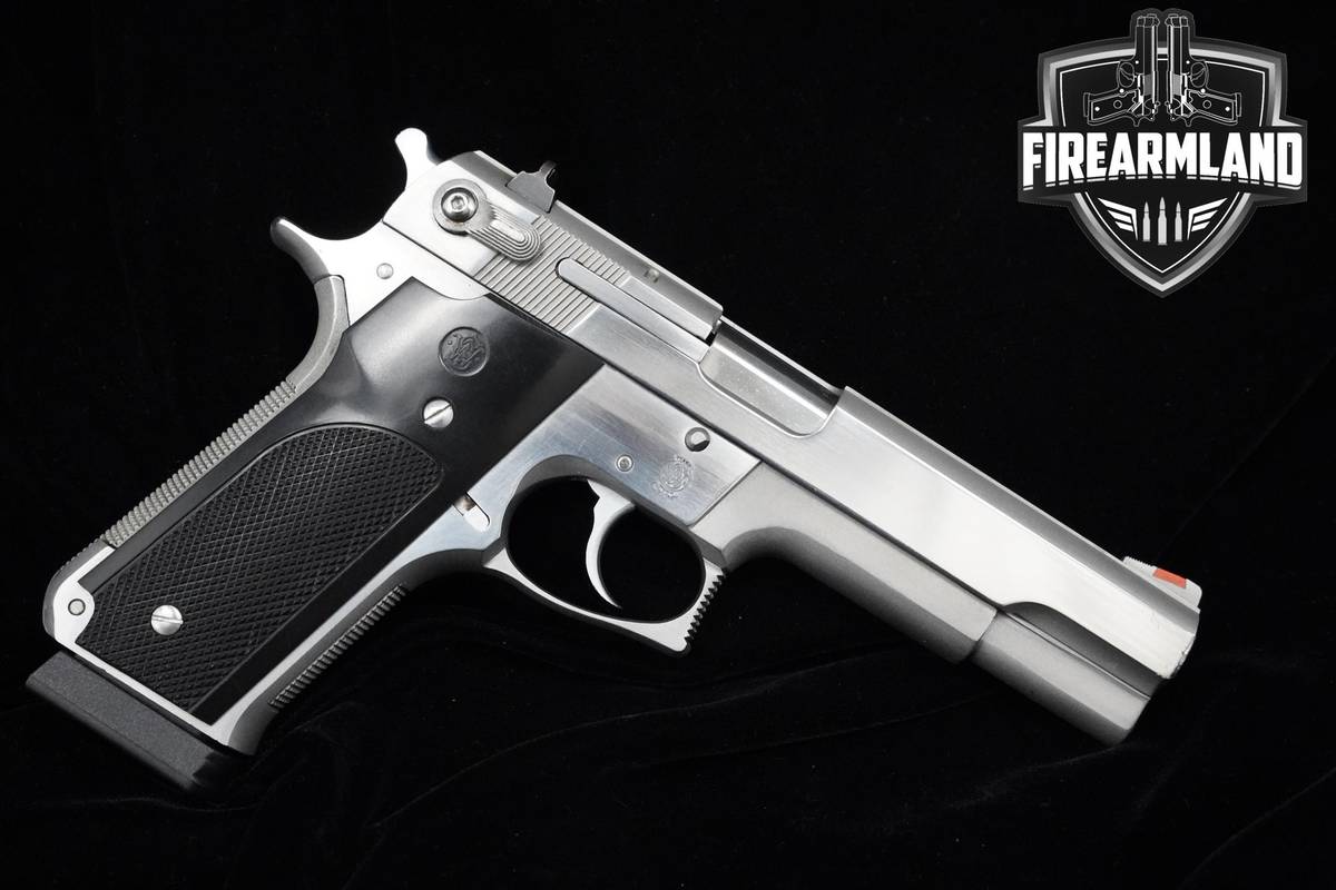 CLASSIC 1987 Smith & Wesson S&W Model 645 45 ACP 5" Stainless S&W 645 DA/SA