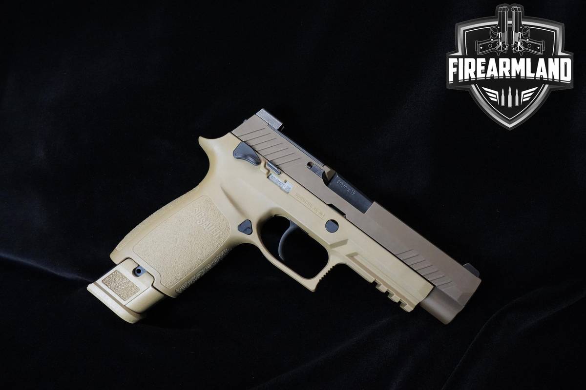 Sig Sauer P320 M17 9mm 4.7" Coyote nPVD Sig-Sauer P320 P-320 M-17 ORIG CASE
