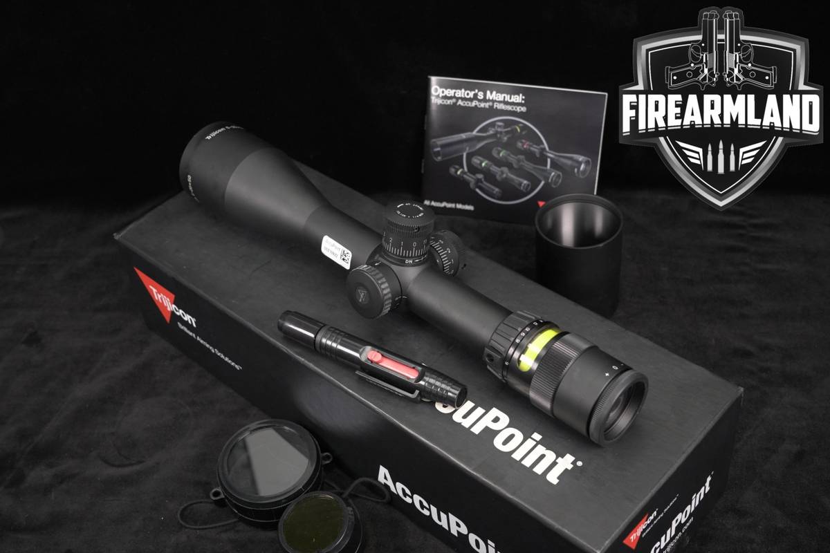 Trijicon ACCUPoint 5-20X50MM Mil-Dot Crosshair W/ Amber Reticle SFP TR20