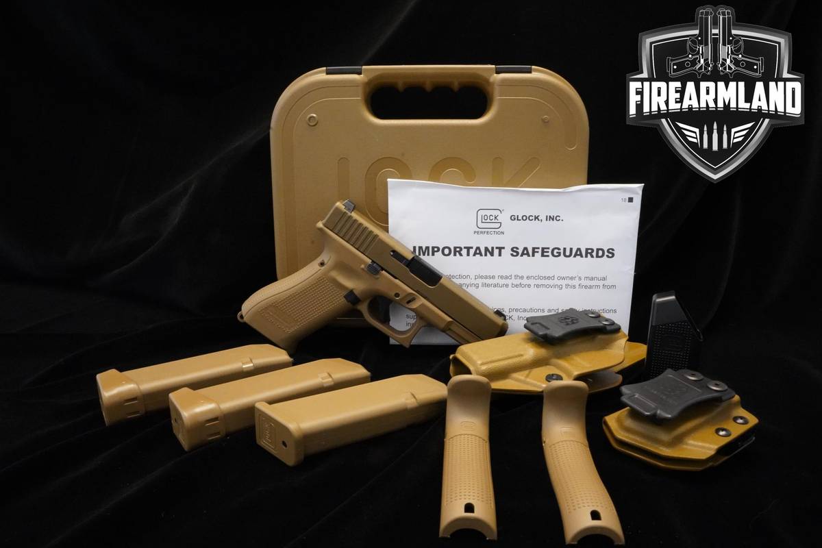 Glock 19X Crossover 9mm 4.02" Bronze Nitron Glock-19X 19-X G19 G-19 +3 MAGS
