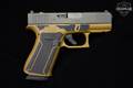 Glock 43X Shark Coast Customs "Happy Little Trees" 9mm Luger (9x19 Para) Two-tone Cerakote in Excellent Condition Image 3