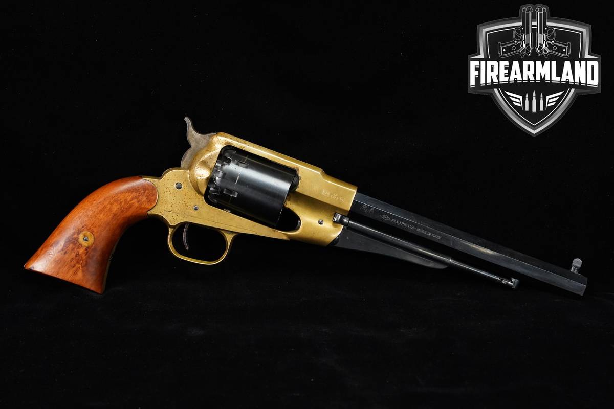 BLACK POWDER F.lli Pietta 1858 Remington Brass Frame CVA 44 BPM Flli 8"