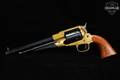 F.lli Pietta 1858 Remington Brass Frame, CVA Import Marked .44 Brass & Blued in Fair Condition Image 4