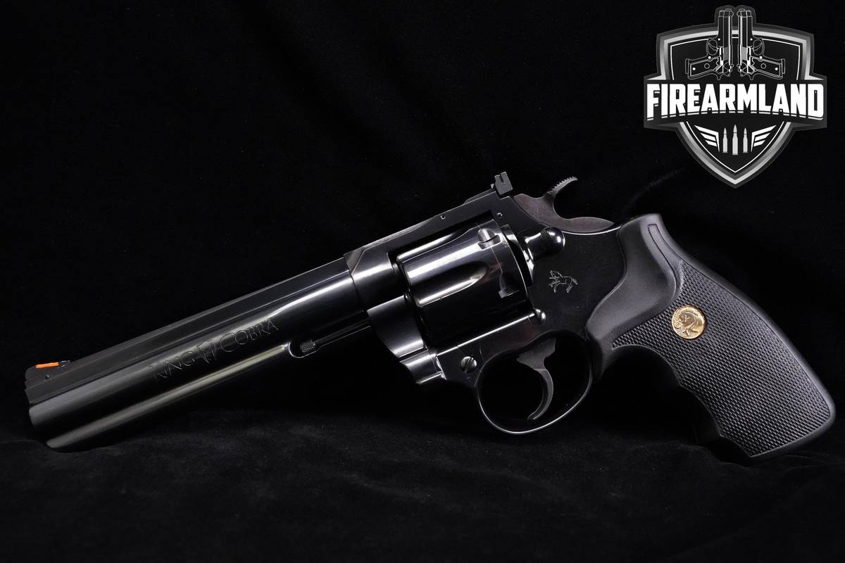 SNAKE-GUN 1989 Colt King Cobra 357-Magnum 6" Blued DA/SA