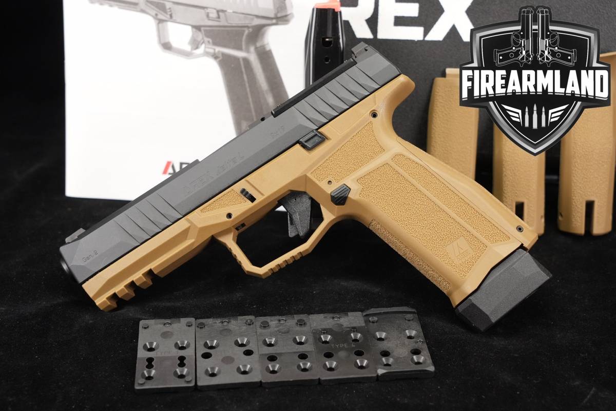 Arex Delta Gen.2 L Optics-Ready 9mm 4.5" FDE +2 MAGS, ORIG CASE & EXTRAS