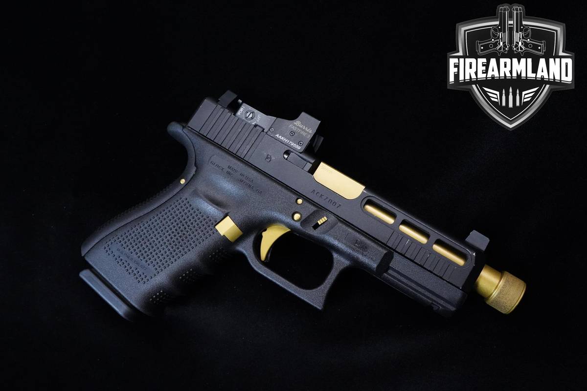 Glock 19 Custom Gen4 Suppressor Ready 9mm Glock-19 G19 G-19 Gen-4 +OPTIC