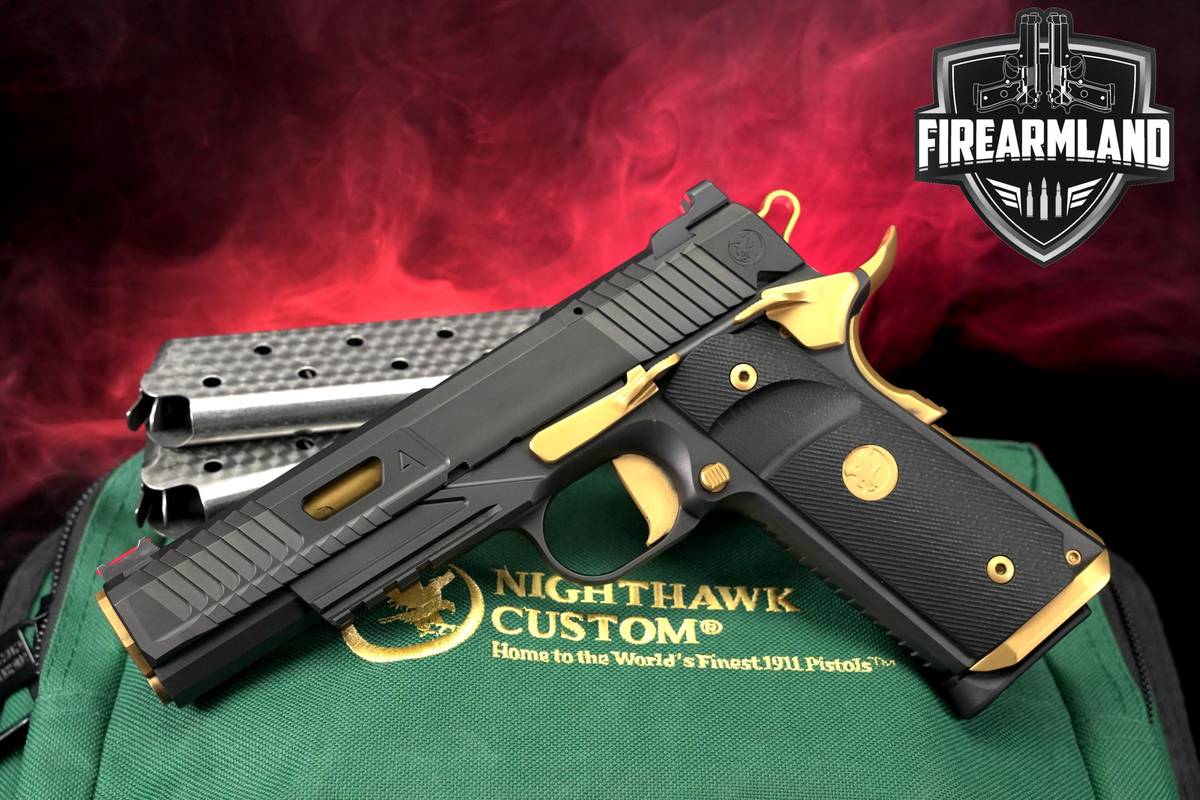 Nighthawk Custom Agent 2 Government IOS 45 ACP 1911 5" +7 MAGS & ORIG CASE