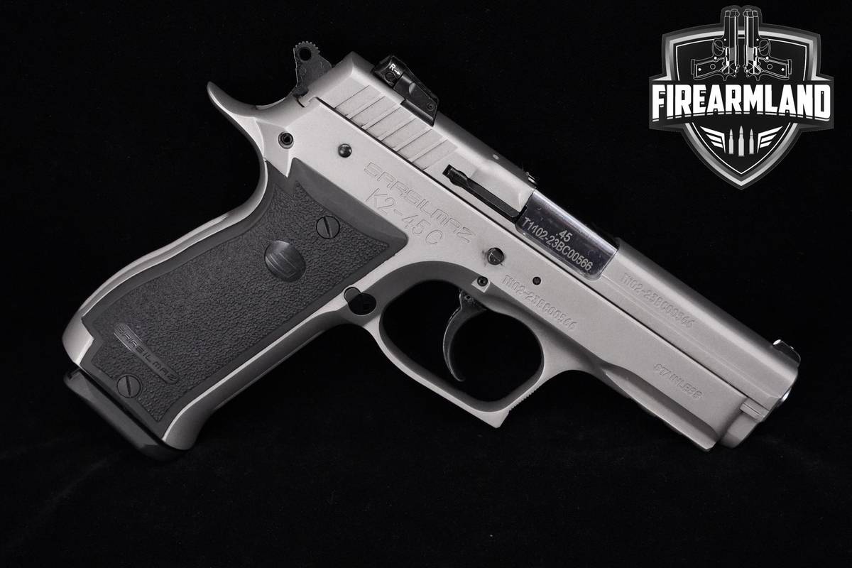 Sarsilmaz (SAR) K2-45C COMPACT 45 ACP 4.1" Stainless Steel K2-45C ORIG CASE