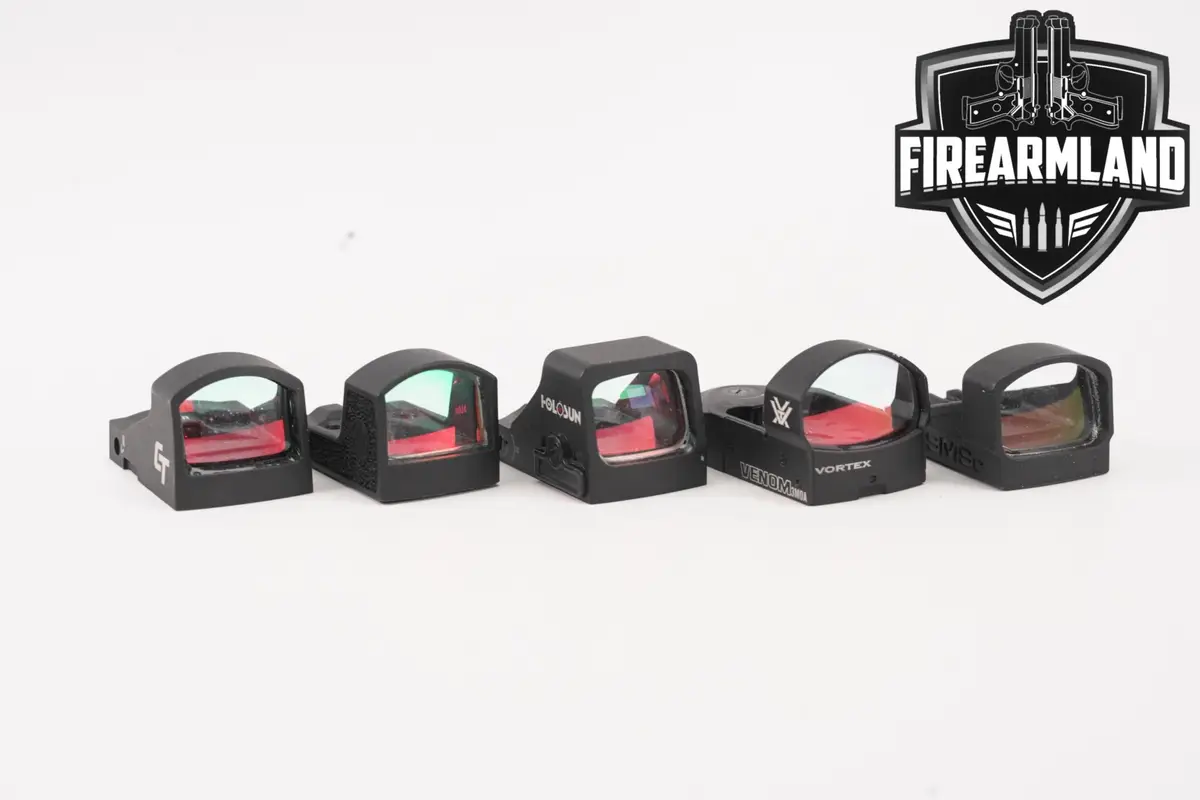 FIVE RED DOT SIGHT 5 Pack Crimson Trace Shield Sig Sauer Vortex Holosun RDS