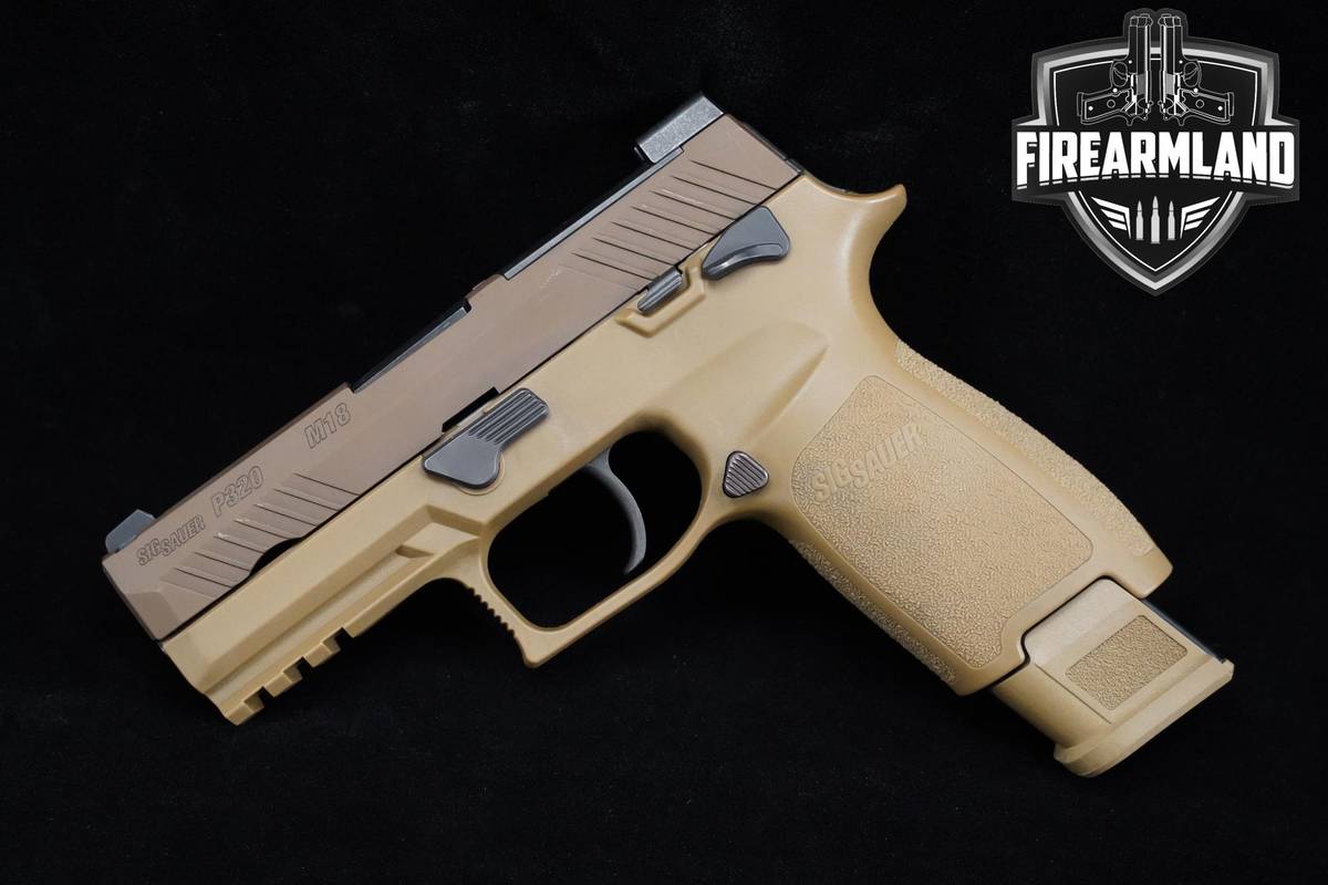 Sig Sauer P320 M18 9mm 3.9" Coyote PVD Sig-Sauer P320 P-320 M-18 +ORIG CASE