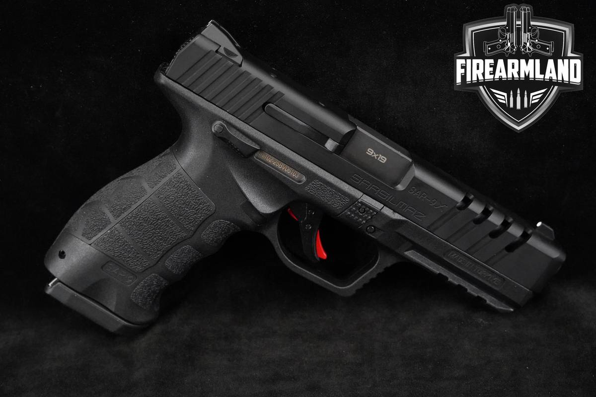 Sarsilmaz SAR SAR9 X Black Package 9mm 4.5" SAR9X +2 MAGS & ORIG CASE