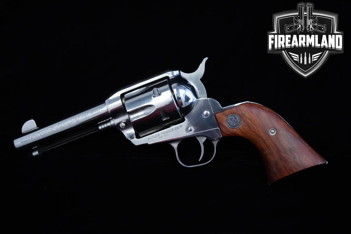 2004 Ruger Vaquero 45 Colt 4.5" Polished Stainless Ruger-Vaquero +ORIG CASE