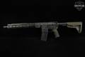 Geissele Automatics SD-556 Super Duty 5.56mm NATO Gray/Green Camo in Very Good Condition Image 2
