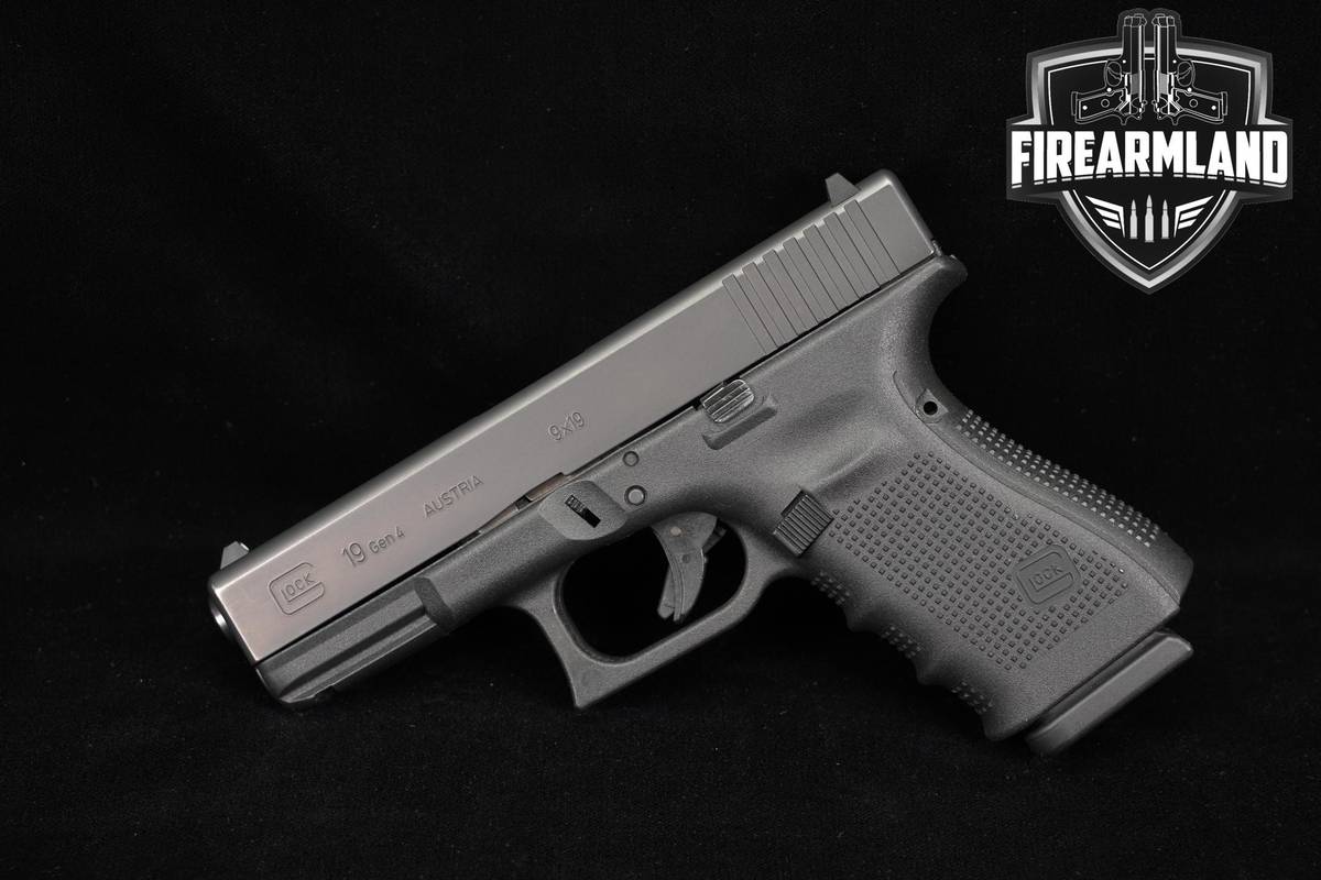 Glock 19 Gen 4 9mm 4.02" G19 Gen4 Duty Carry Pistol +2 MAGS & ORIG CASE